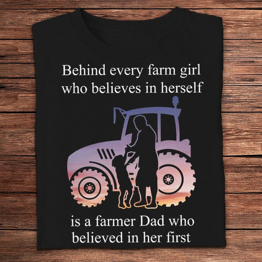 Detrás de cada chica de campo hay un padre granjero que creyó en sus primeras camisetas