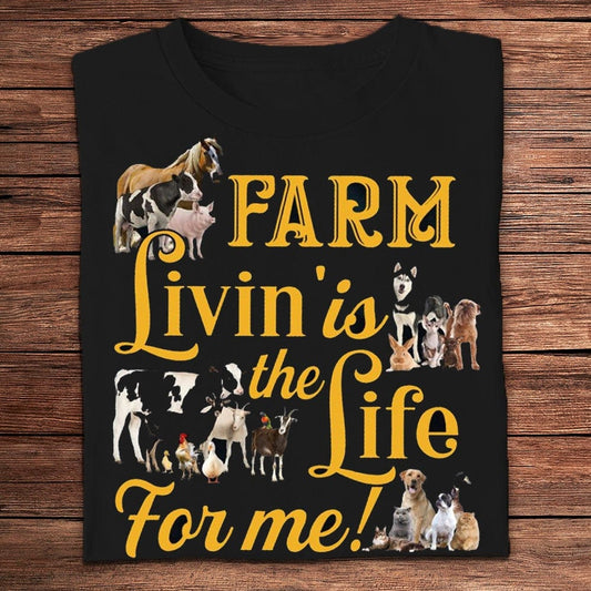 La vida en la granja es la vida para mí Camisetas de granjero
