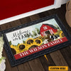 Welcome To The Farm Personalized Farmer Doormat