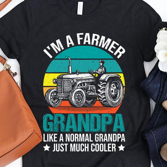 Soy un abuelo granjero, camisetas vintage