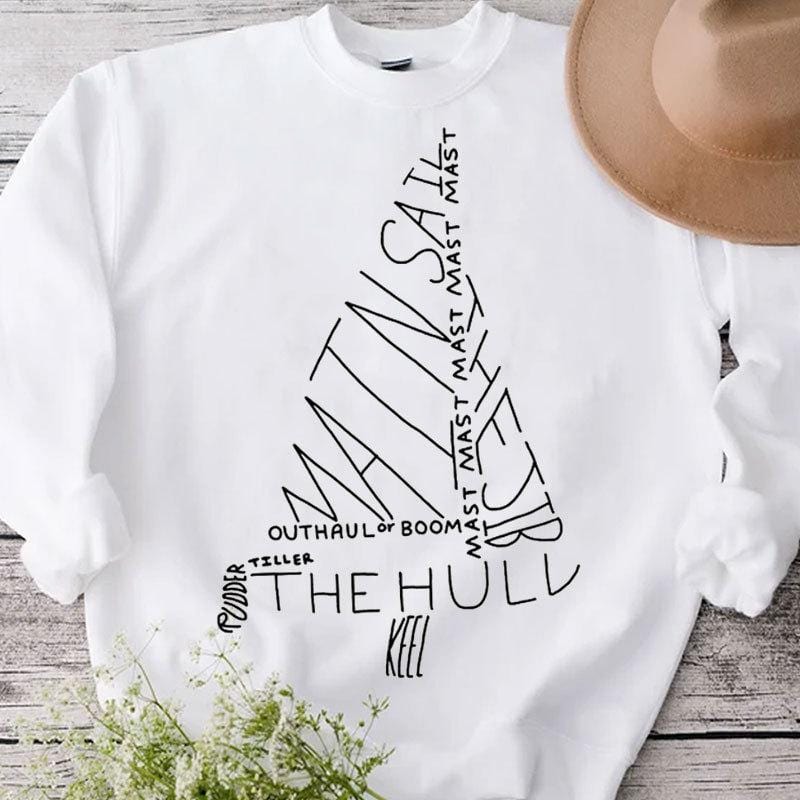 Camisetas divertidas de navegación a vela