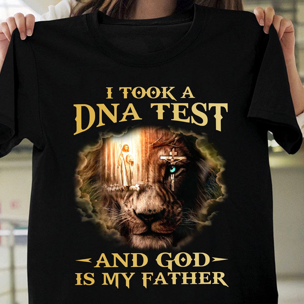 Me hice una prueba de ADN y Dios es mi padre Camisetas