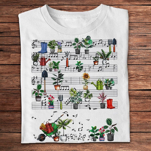 Camisetas de jardinería con canciones de amor