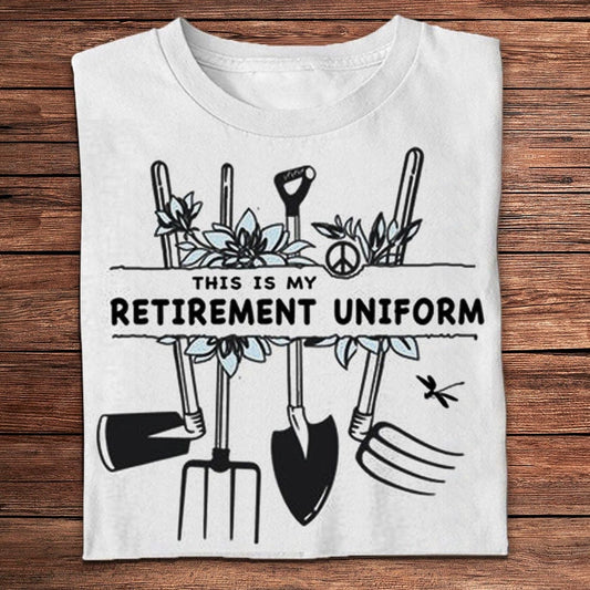 Esta es mi camiseta de jardinería para el uniforme de jubilación