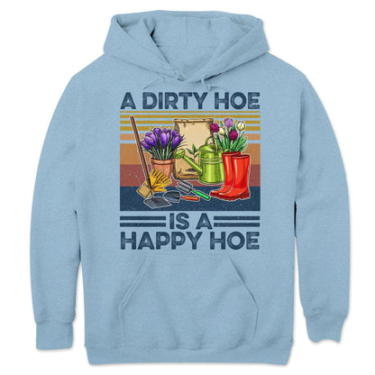 Una azada sucia es una azada feliz Camisetas de jardinería vintage