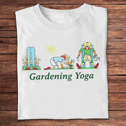 Camisetas de yoga para jardinería
