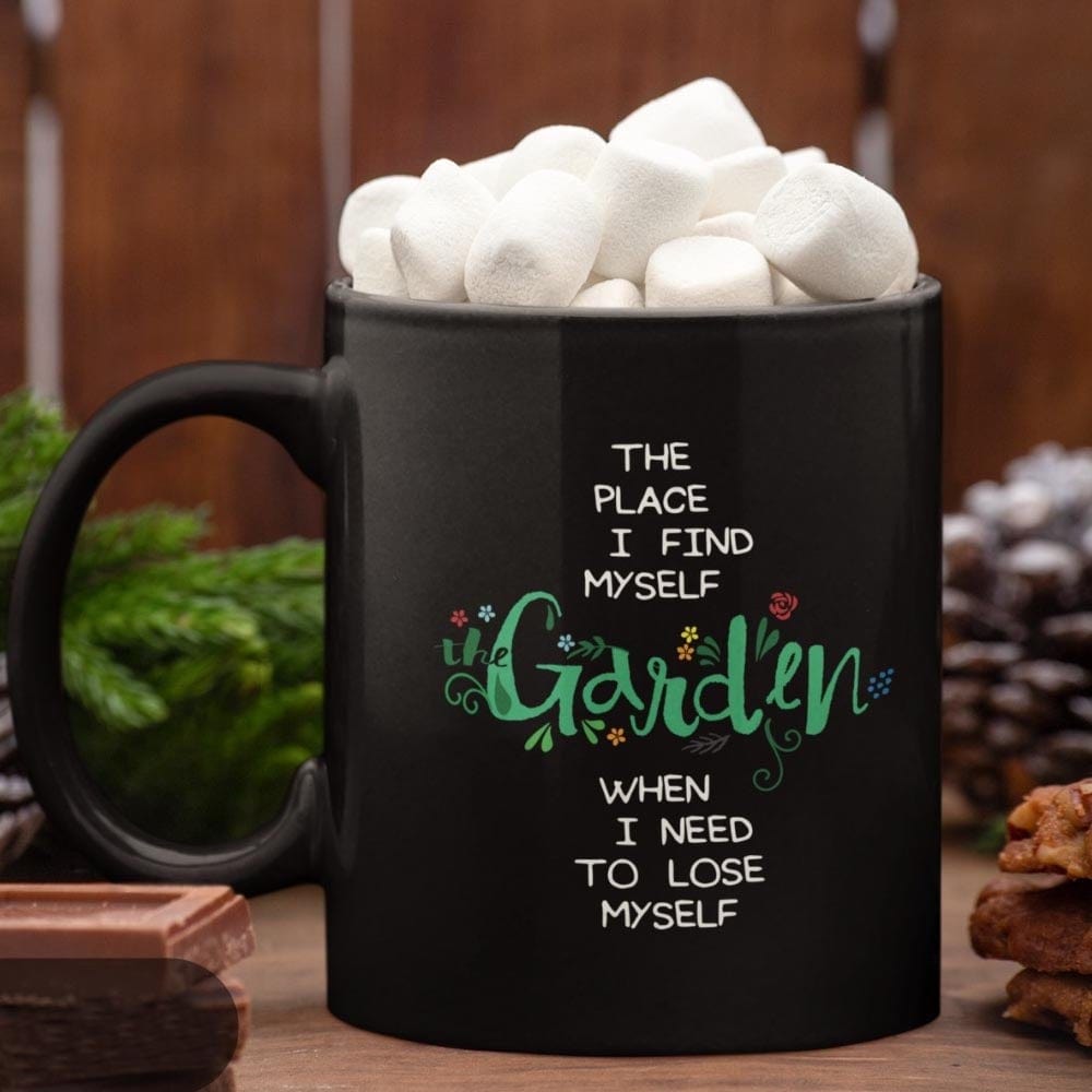 The Place I Find My Self The Garden Gardening Mug