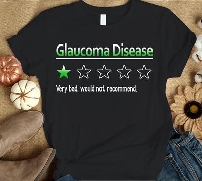 Glaucoma Awareness Shirts Glaucoma Disease Rate Star