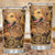 Wooden Golden Retriever Pattern Tumbler