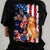 American Flag With Cross Golden Retriever Shirts