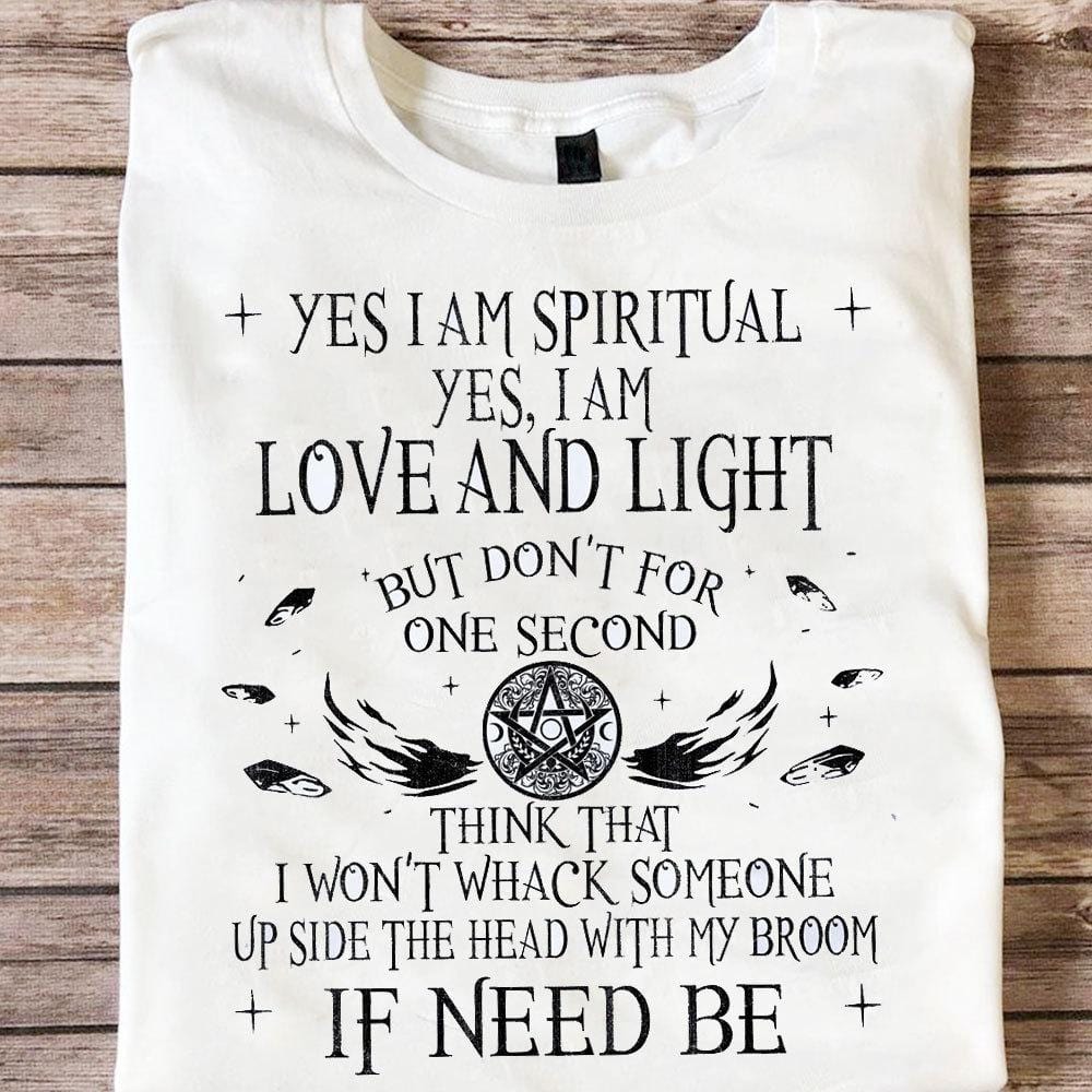Camiseta hippie Sí, soy amor espiritual y luz