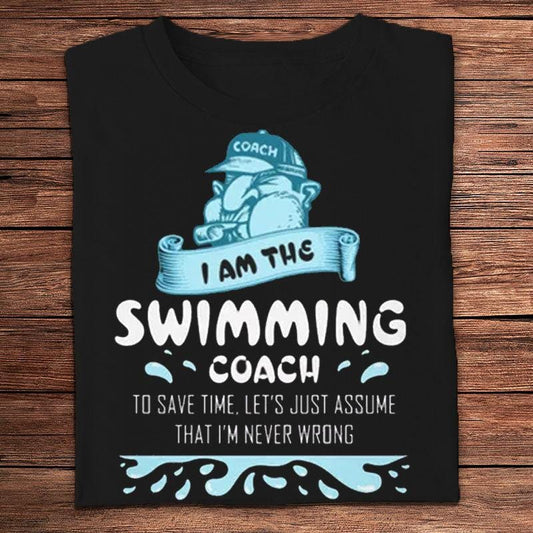 Camisetas Soy el entrenador de natación
