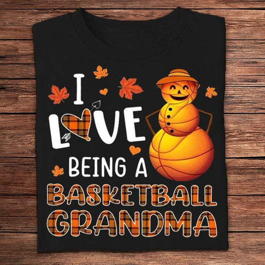 Camisetas Me encanta ser abuela del baloncesto