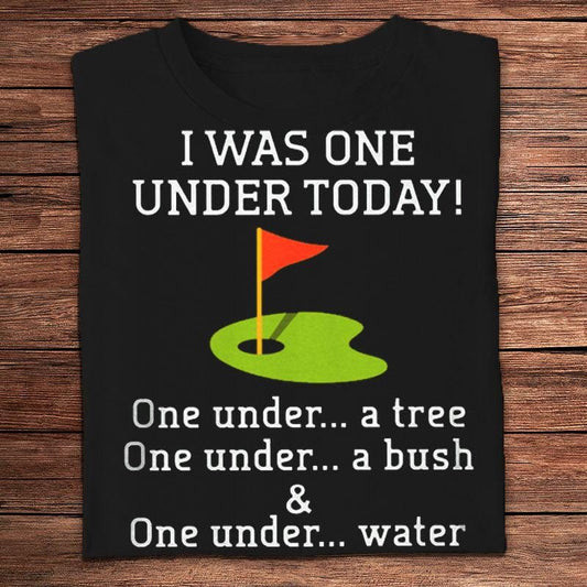 Hoy estuve uno debajo de las camisetas de golf