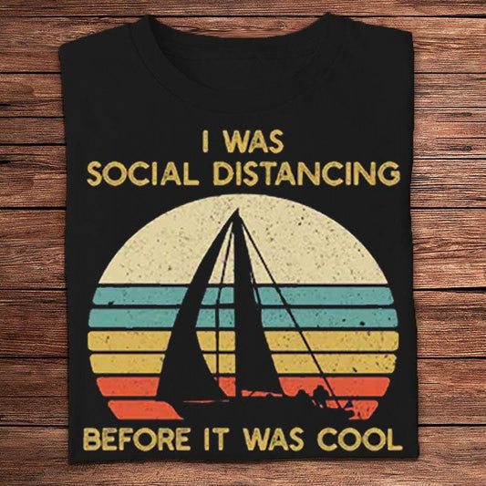 Practicaba el distanciamiento social antes de que fuera cool Camisetas de navegación vintage