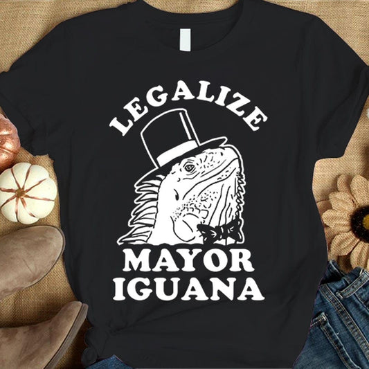 Legalizar camisetas de alcalde iguana