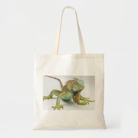 Bolsa de mano con forma de iguana