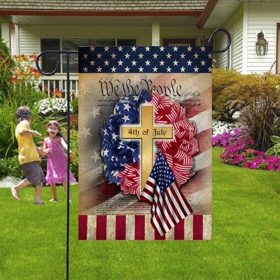 We The People 4th Of July Independence Day House & Garden Flag