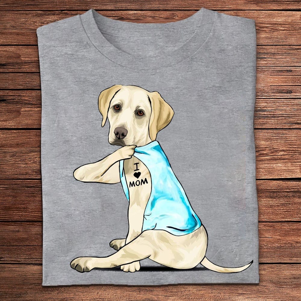 I Love Mom Labrador Shirts