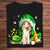 Camisetas de gnomo de Pascua con labrador retriever