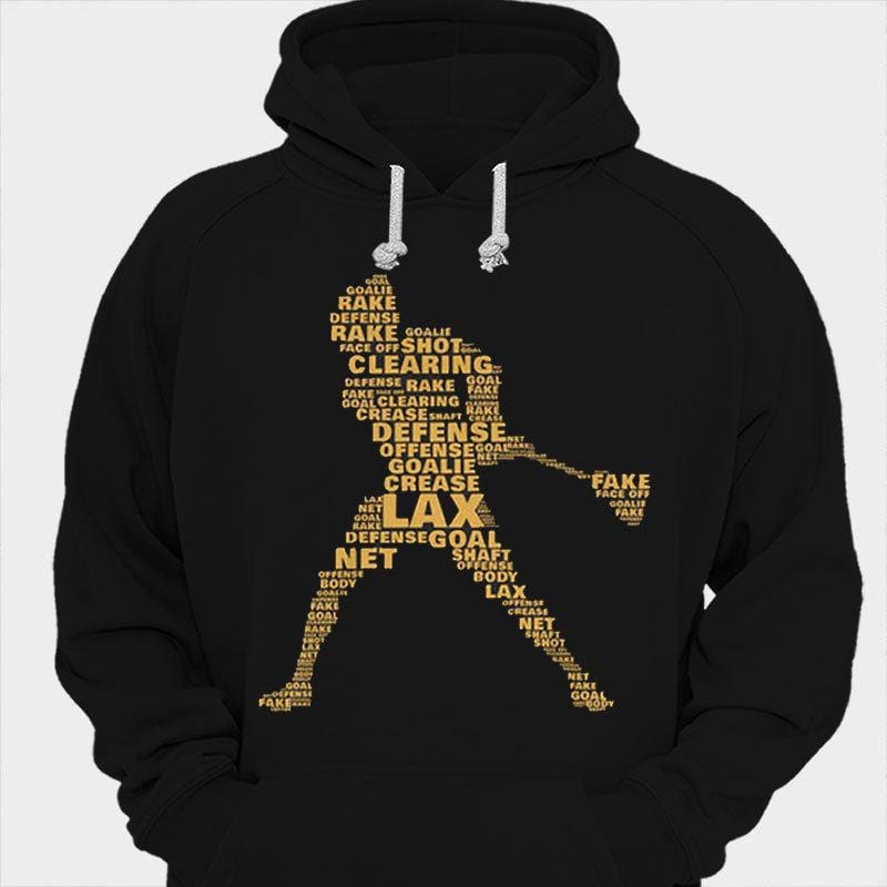 Lacrosse Player Rake Shot Clearing Defense Offense Goalie Shirts