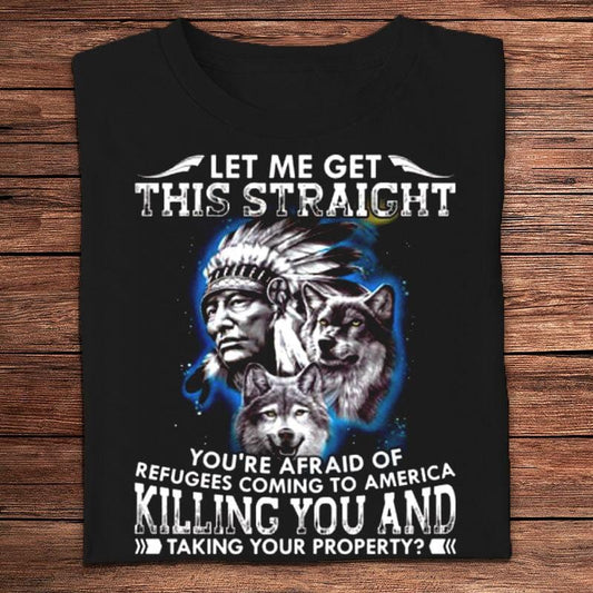 Déjame aclarar esto Camisetas de nativos americanos