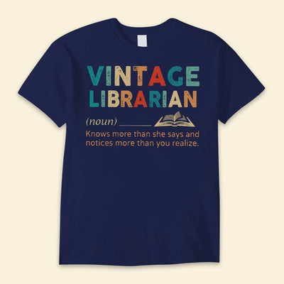 Vintage Librarian Shirts