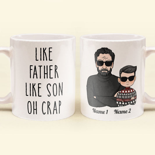 Taza personalizada del Día del Padre "De tal palo tal astilla"