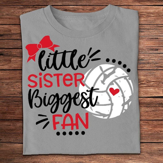 Camisetas de voleibol para hermanas pequeñas y grandes fans
