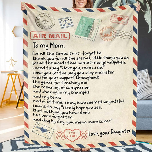 Manta polar y sherpa con envío aéreo para el Día de la Madre para mi mamá