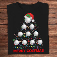 Merry Golfmas Christmas Golf Shirts