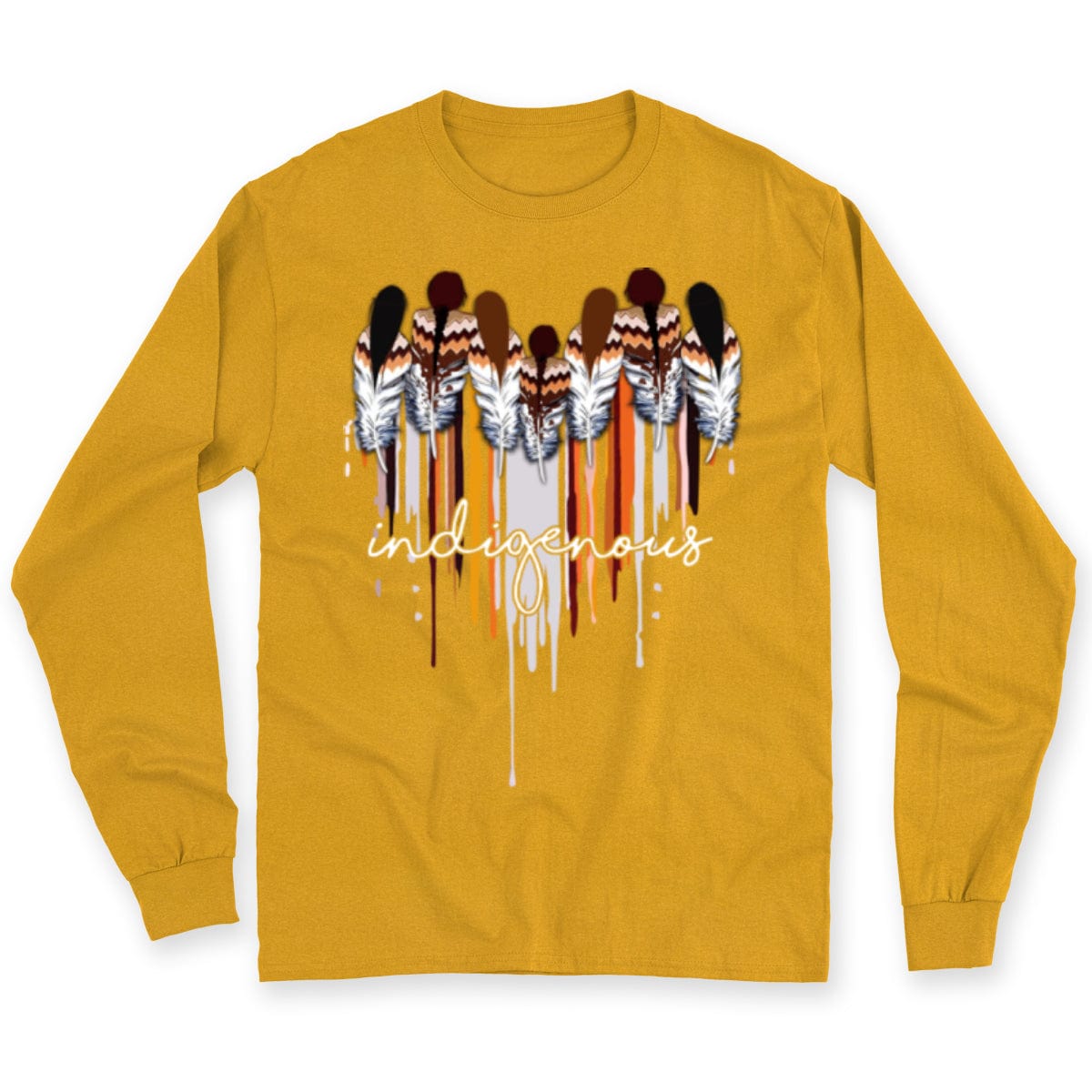 Indigenous Native American With Heart Shirt