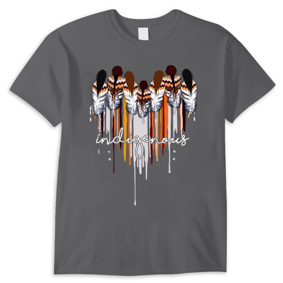 Camisetas indígenas nativas americanas con corazón