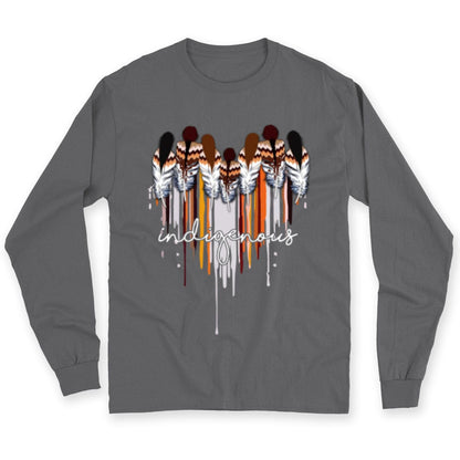 Camisetas indígenas nativas americanas con corazón