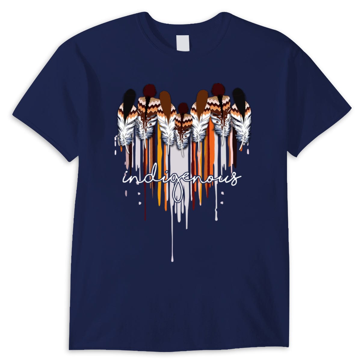 Camisetas indígenas nativas americanas con corazón
