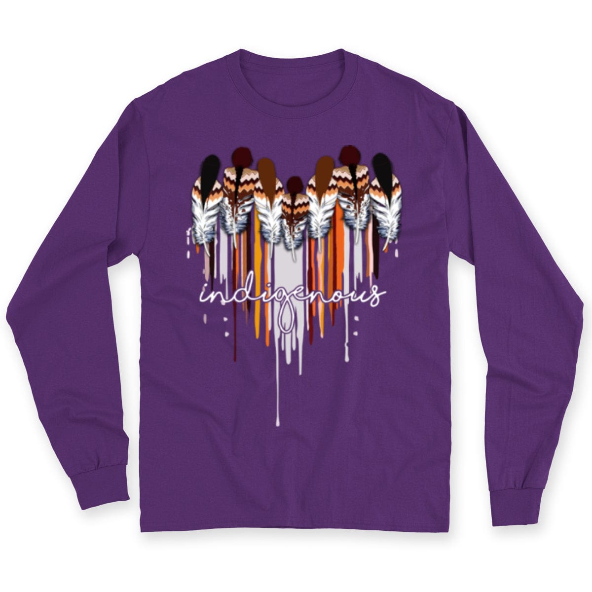 Indigenous Native American With Heart Shirt