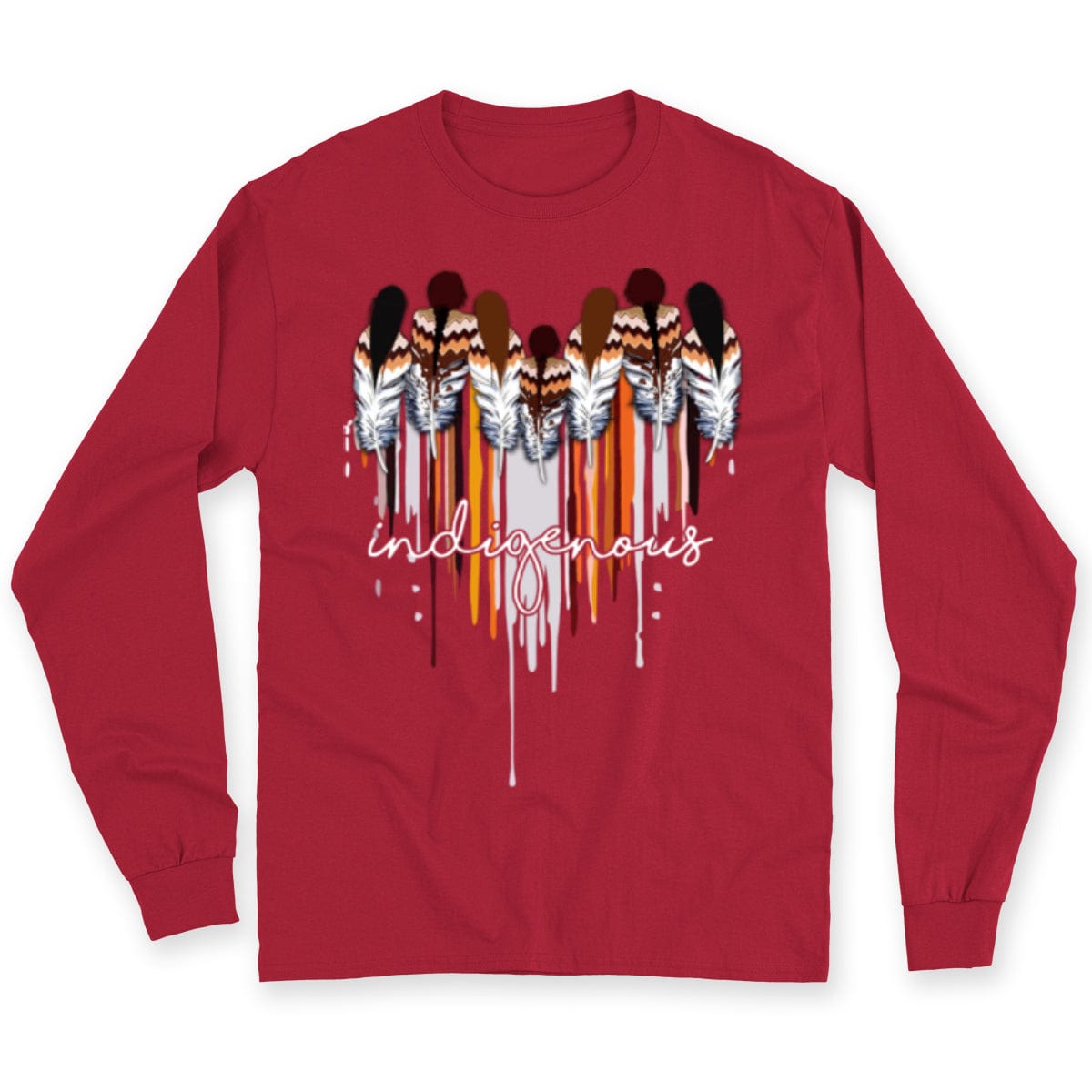 Indigenous Native American With Heart Shirt