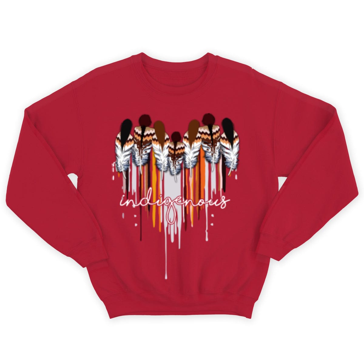 Indigenous Native American With Heart Shirt