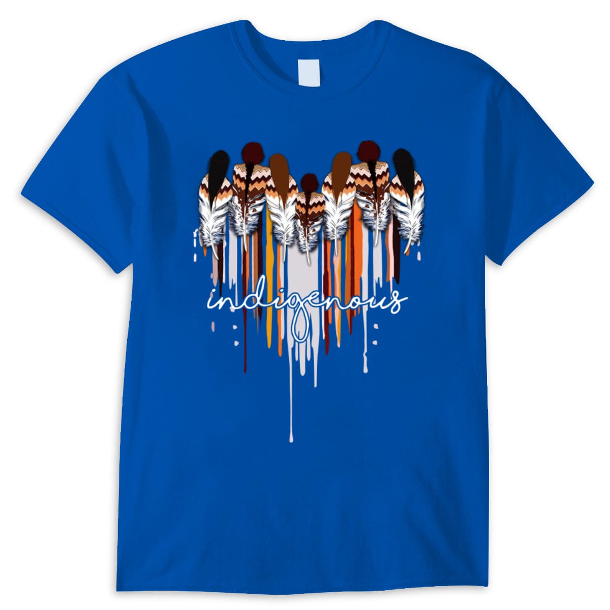 Camisetas indígenas nativas americanas con corazón