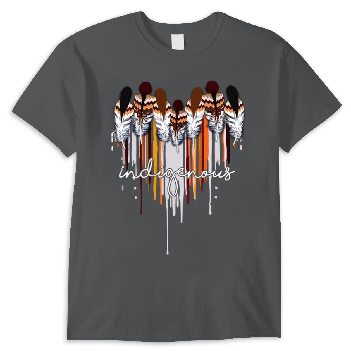 Camisetas indígenas nativas americanas con corazón