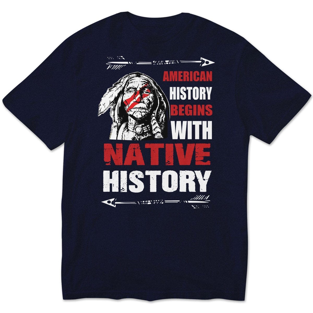 La historia de Estados Unidos comienza con camisetas de historia nativa