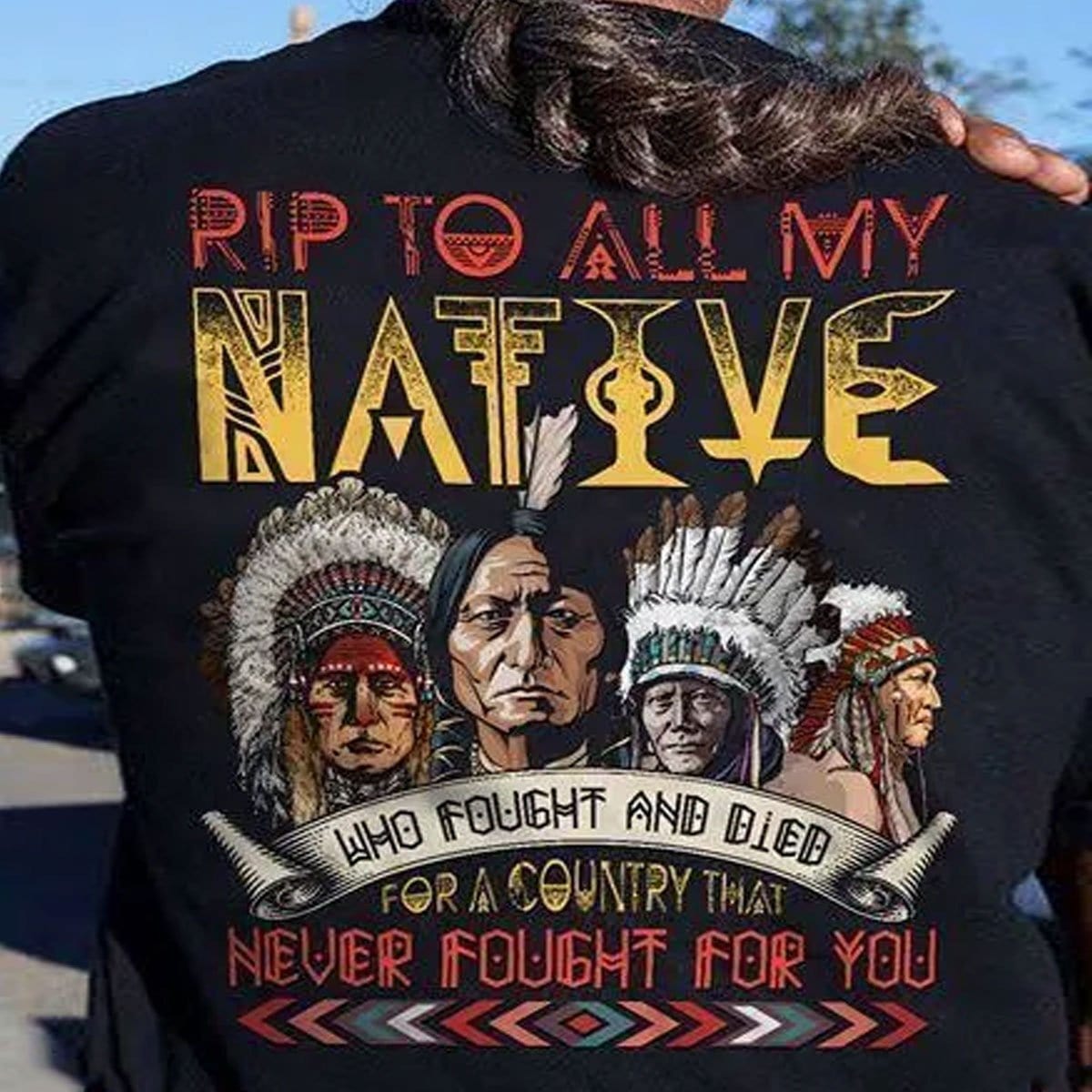 Descansen en paz todas mis camisetas de nativos americanos