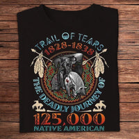 Trail Of Tears Native American Shirts