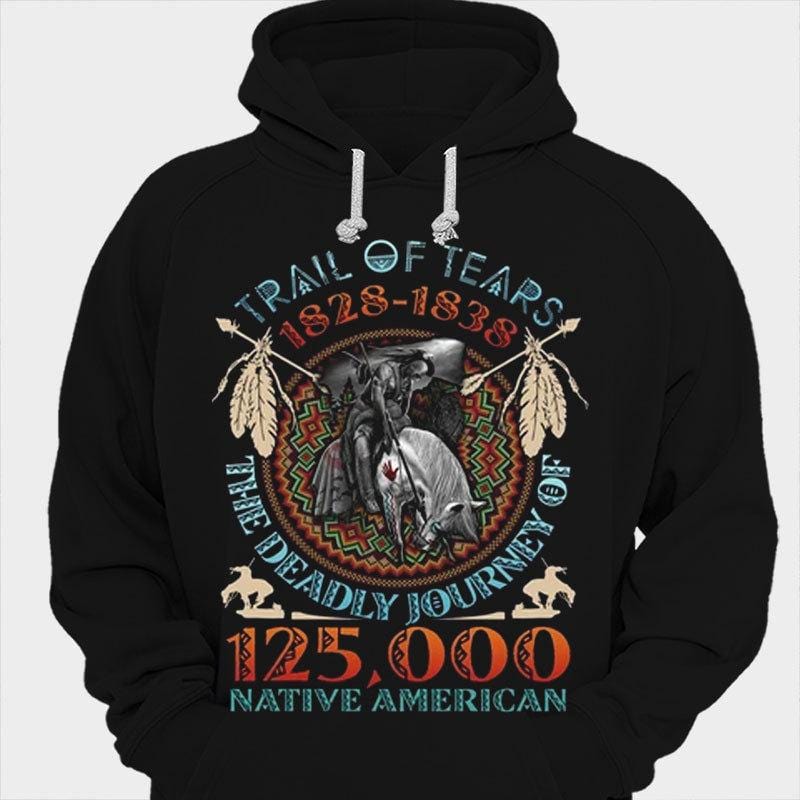 Camisetas de nativos americanos de Trail Of Tears