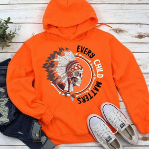 Cada niño importa, sudadera con capucha del día de la camisa naranja, camisetas de nativos americanos