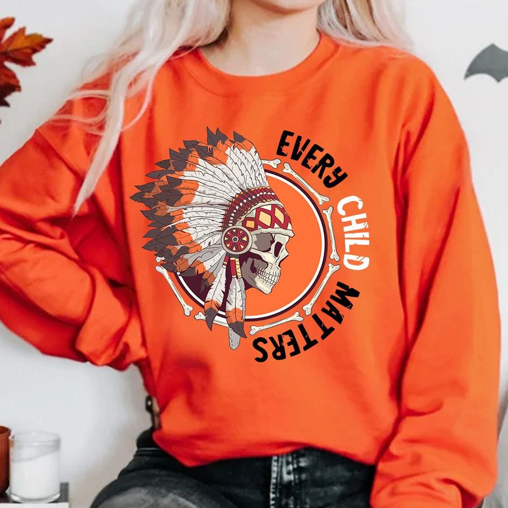 Every Child Matters, Orange Shirt Day Hoodie, Native American Shirts