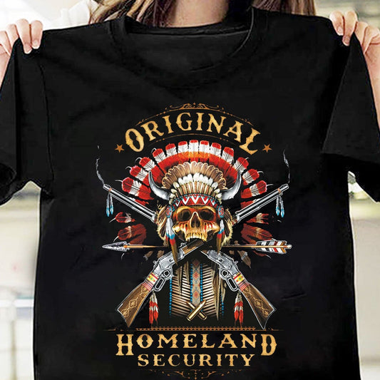 Camisetas originales de nativos americanos de Seguridad Nacional