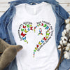 Autism Awareness Shirts Someone With Autism Heart And Butterfly