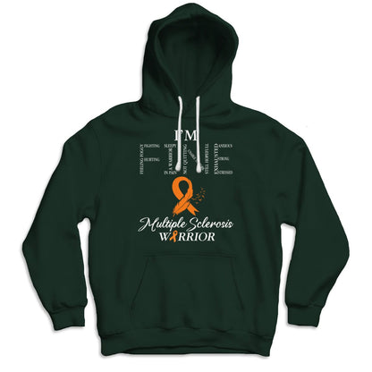 Estoy bien, camisetas con lazo naranja para esclerosis múltiple
