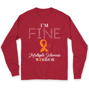 I'm Fine, Orange Ribbon Multiple Sclerosis Shirts